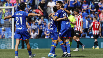 2-0. El Getafe derrota al Athletic y se sitúa a las puertas de Europa
