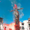 Tielmes cierra la Semana Santa con la tradicional 'Quema de Judas'
