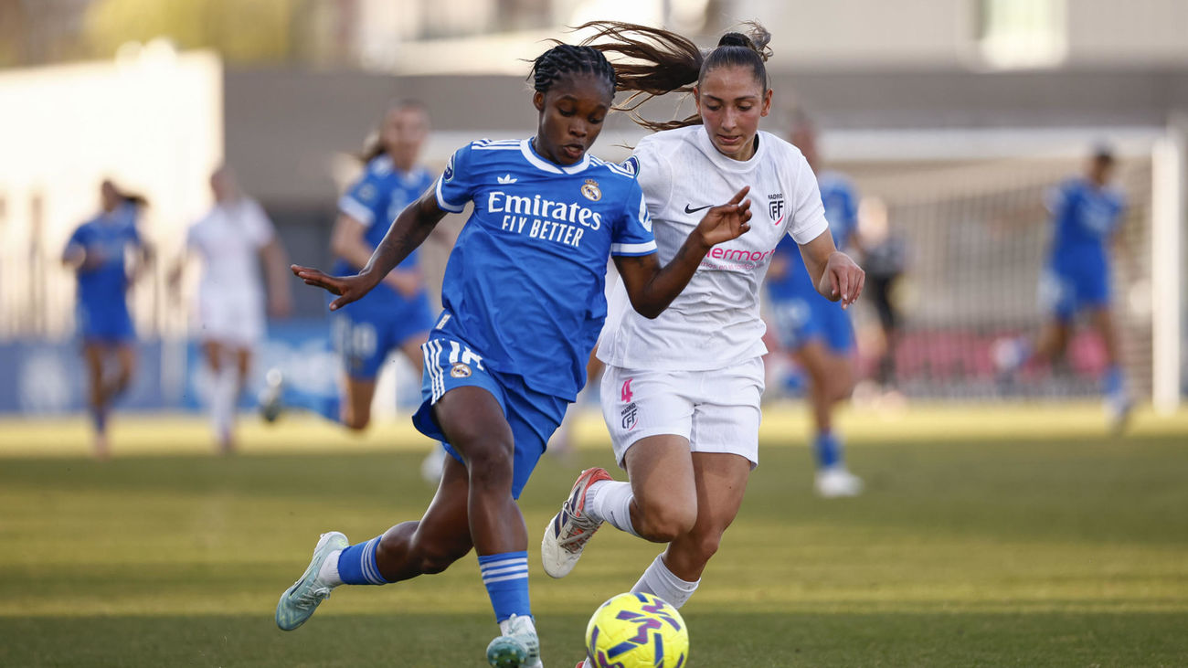 Linda Caicedo ante el Madrid CFF