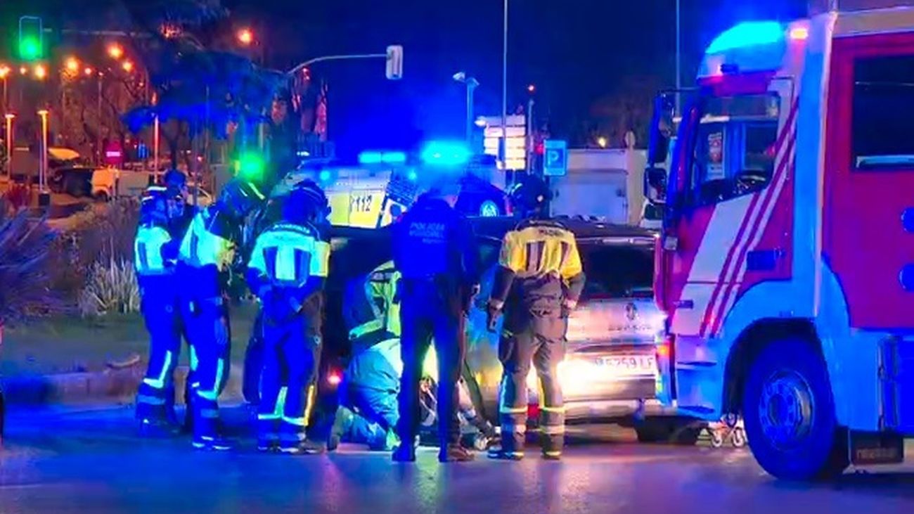 Accidente en Plaza Elíptica, sin heridos: Un conductor choca contra la rotonda