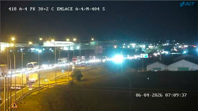 Retenciones de hasta 3 kilómetros por el incendio de un vehículo en la A-4, en el entorno de Valdemoro