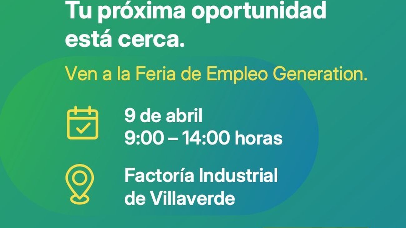 Más de 100 ofertas de trabajo en la feria de empleo de la Fundación Generation España