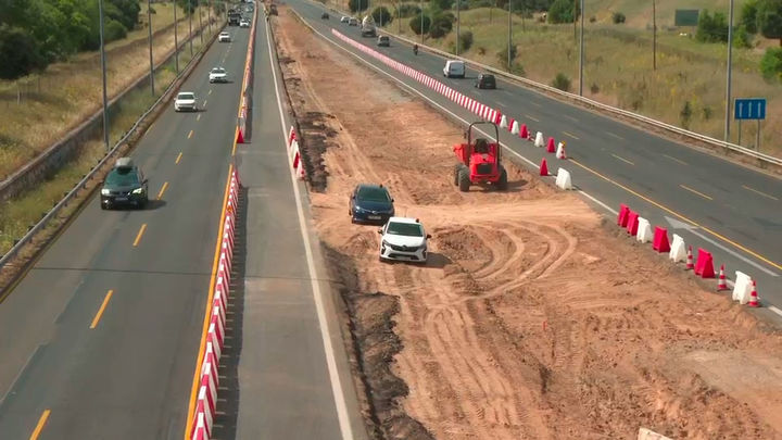 Cortes en la M-607 por las obras de los ramales de acceso a Tres Cantos