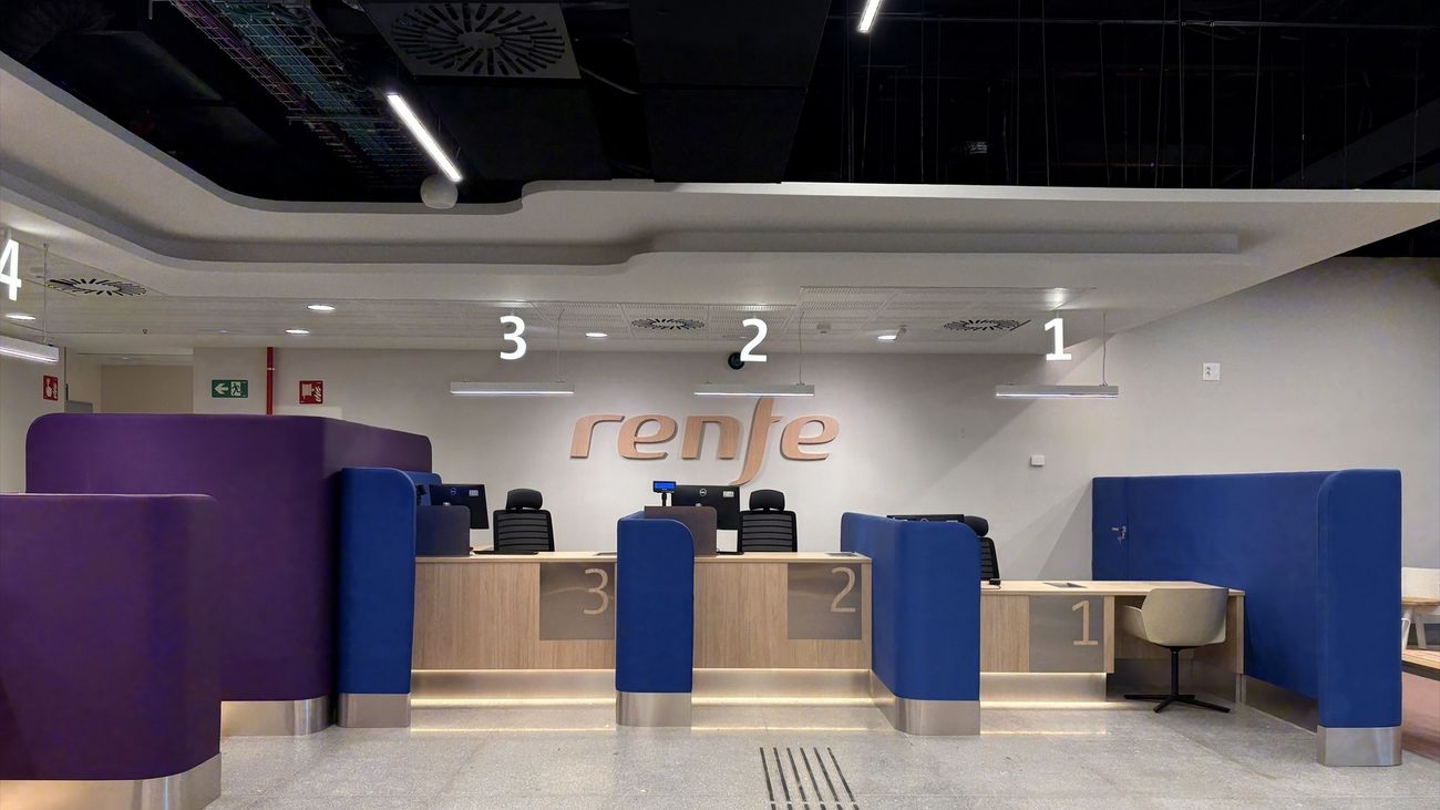 Nuevo Espacio Renfe en la Estación de Chamartín para la atención al cliente