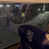 Aficionados del Barcelona apedrean el autobús del Atlético de Madrid