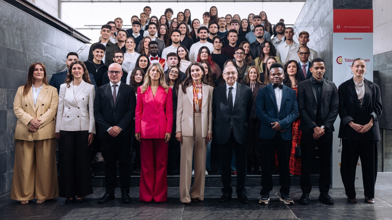 La Reina respalda el talento joven en el aniversario de un programa de formación