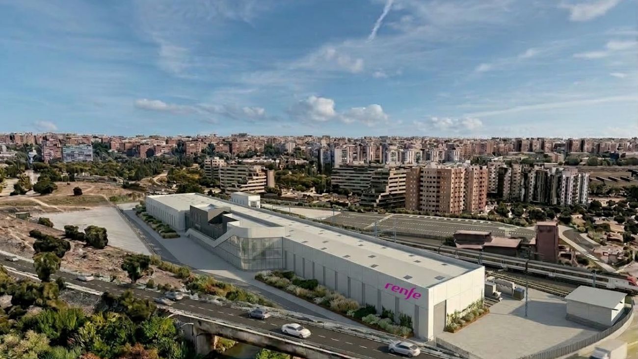 Móstoles-El Soto tendrá una nueva base de mantenimiento para los trenes de la C-5 de Cercanías