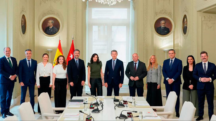 Feijóo se reunió este miércoles con Ayuso y su gobierno