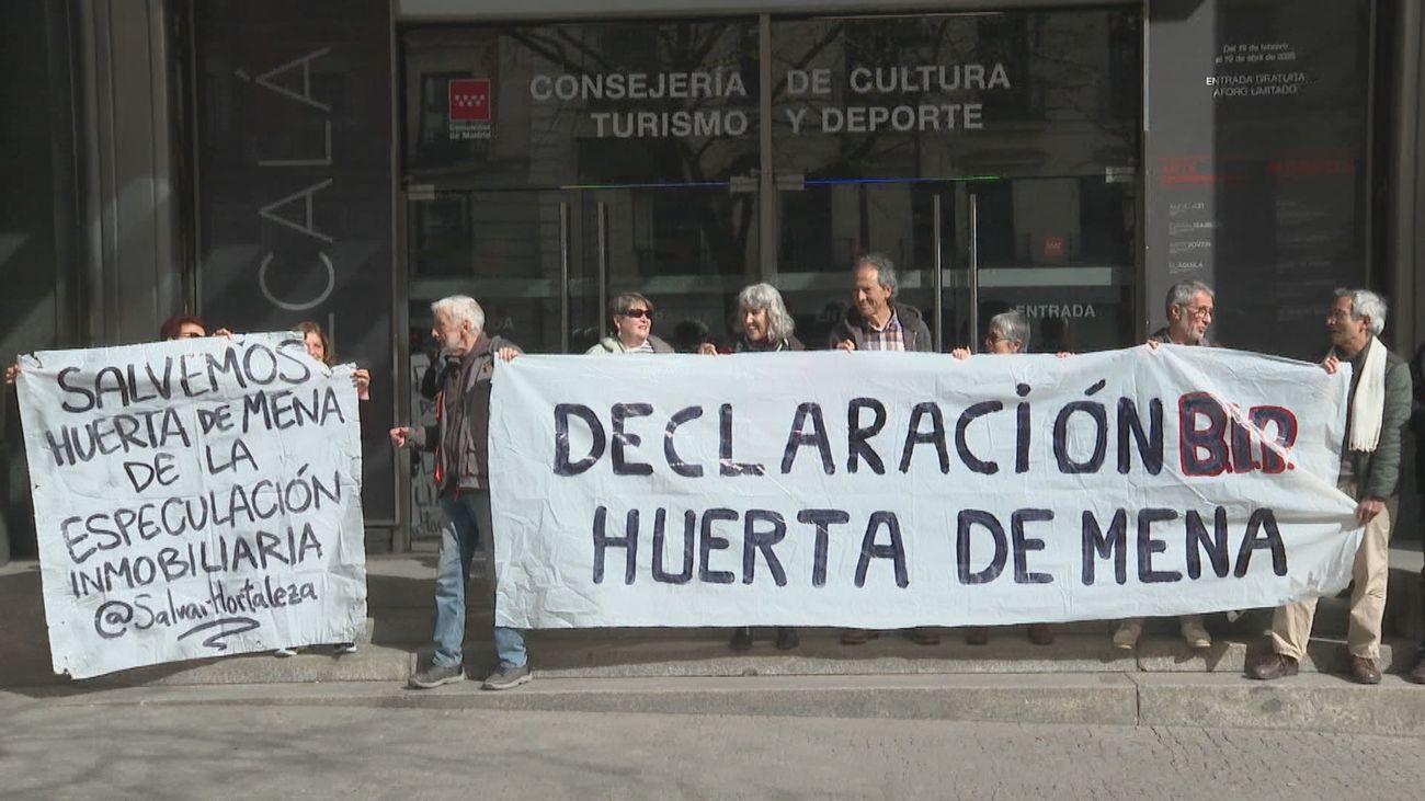 Vecinos de Hortaleza reclaman ante Cultura la protección de la Huerta de Mena