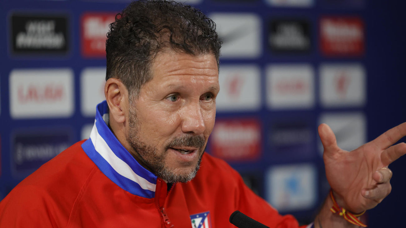 Simeone y la motivación en Sevilla: "Por tener esta camiseta, el escudo, la gente..."