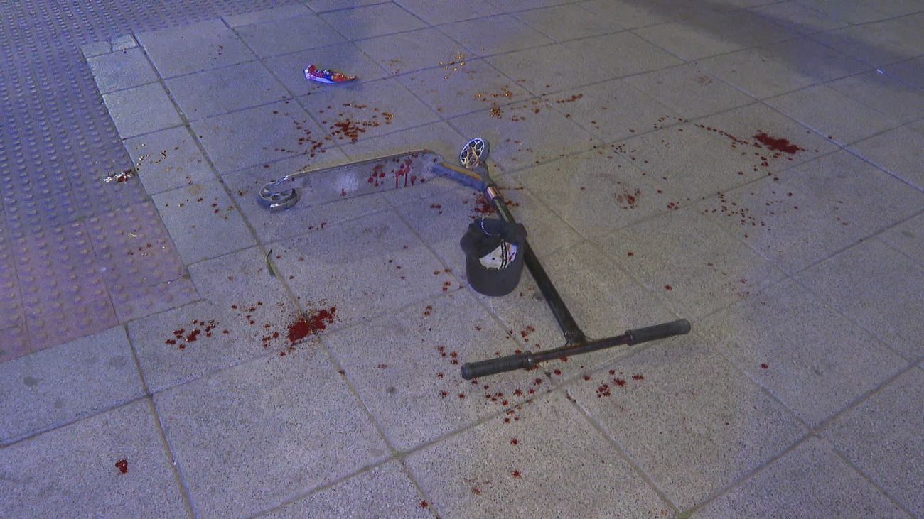 Agreden en la cabeza a un hombre de 46 años con su propio patinete en Carabanchel