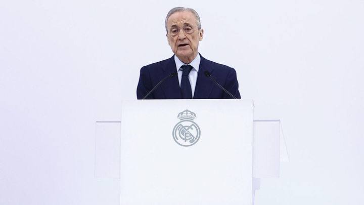 Florentino Pérez: "Aquí nadie se rinde"