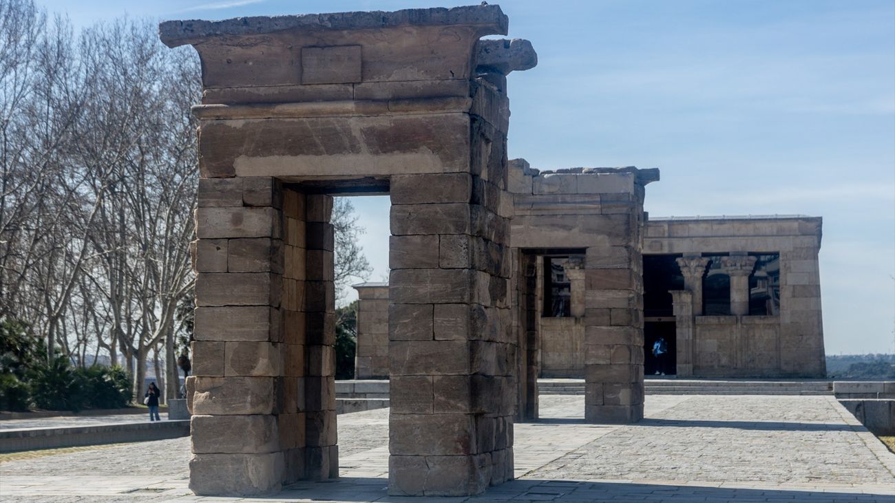 El Ayuntamiento aclara que los desperfectos por vandalismo en el Templo de Debod "son de hace varios años"