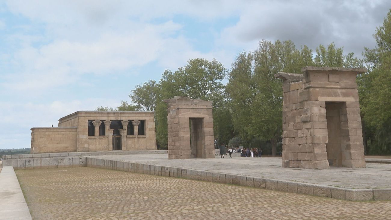 El Ayuntamiento de Madrid aclara que los desperfectos por vandalismo en el Templo de Debod "son de hace varios años"