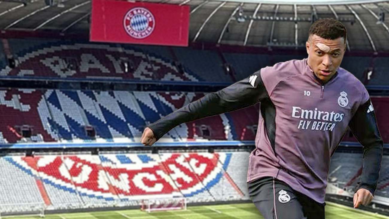 Mbappé regresa a los entrenamientos con un apósito en la ceja