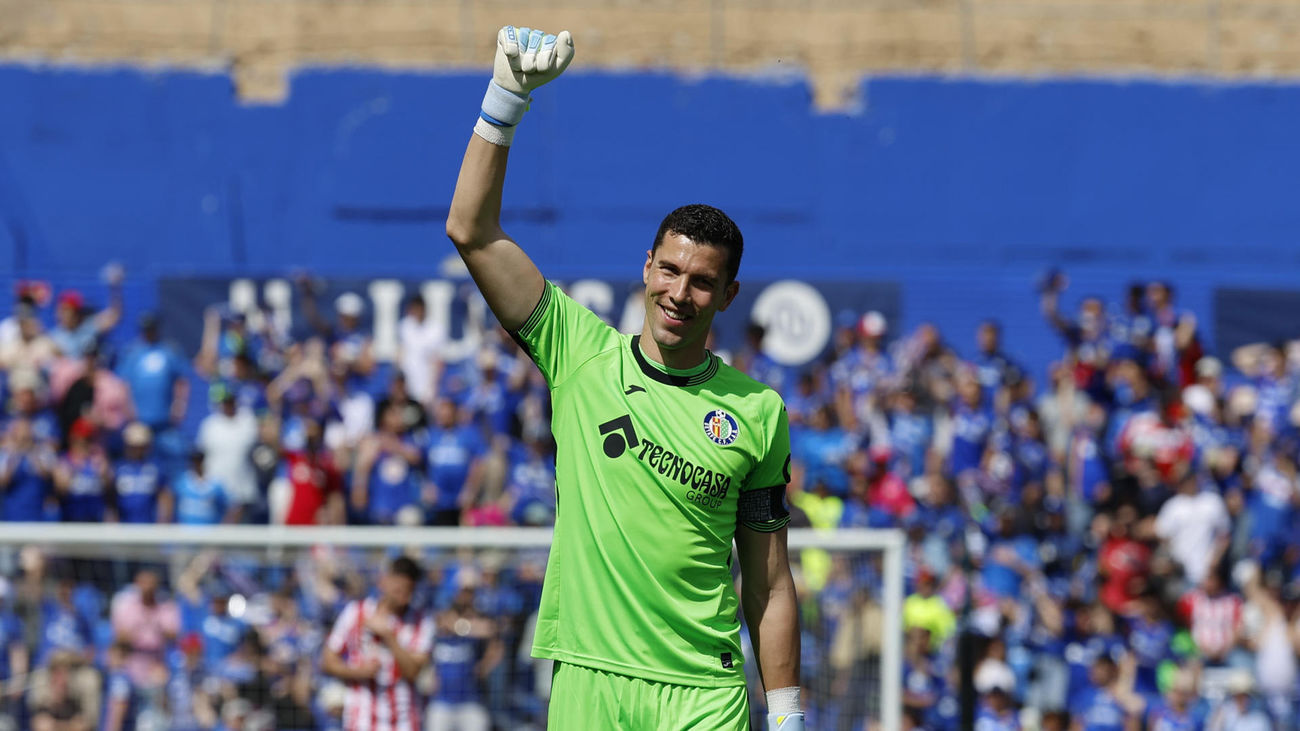 David Soria, sobre Mbappé: "Para nosotros, su ausencia es positiva"