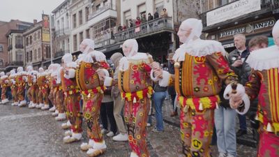 Así es el carnaval de Binche en Valonia, uno de los más antiguos de Europa