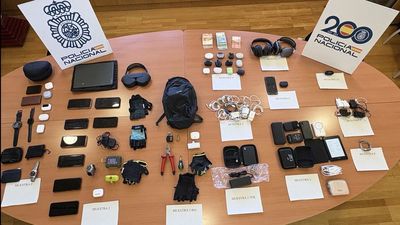 Dos detenidos por robar durante años en las taquillas de gimnasios en Madrid