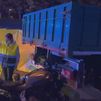 Muere un motorista de 29 años tras chocar con un camión en Arganzuela