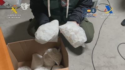 Trece detenidos tras desmantelarse un 'macrolaboratorio' de cocaína en Toledo