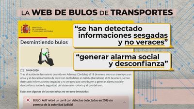 Óscar Puente lanza una web para "desmentir bulos" sobre el accidente de Adamuz