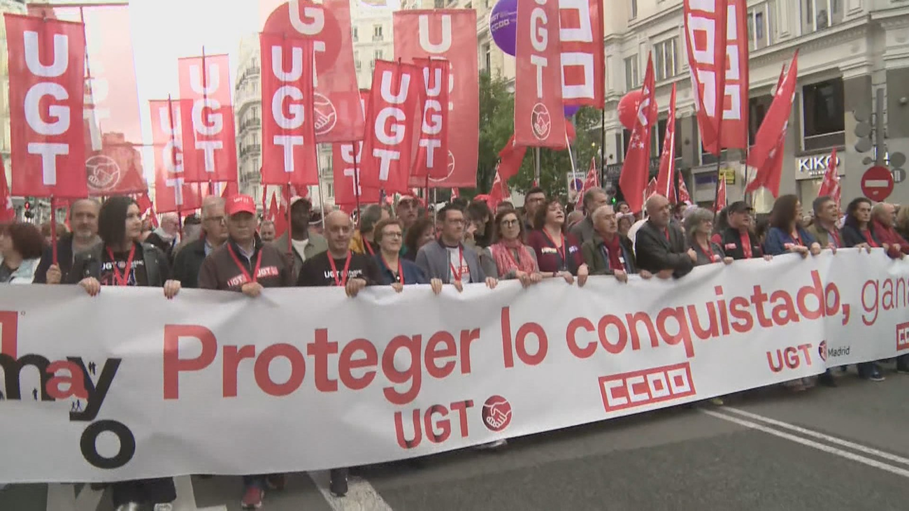 UGT y CCOO llevan a Málaga la marcha central del 1 de Mayo