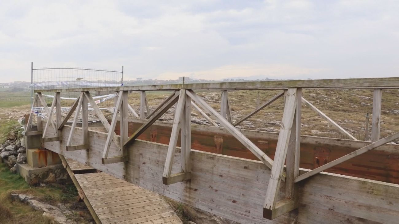 Un informe apunta a la corrosión como causa del colapso de la pasarela de El Bocal