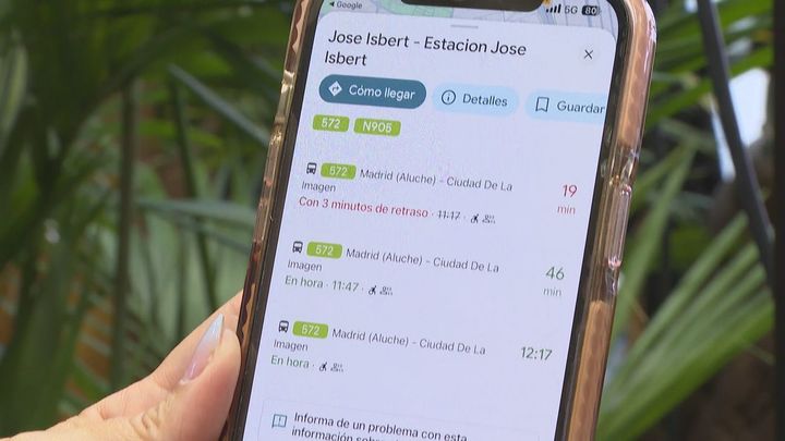 La posición en tiempo real de los autobuses interurbanos de Madrid ya está disponible en Google Maps