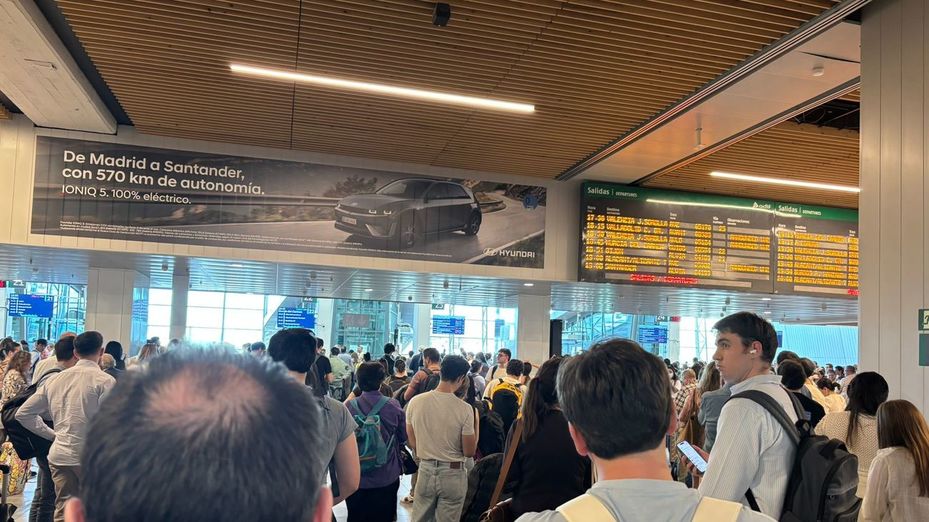 Retrasos en los trenes de Alta Velocidad con origen o destino Madrid Chamartín