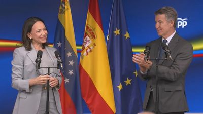 Corina Machado: "Lo que une a españoles y venezolanos es nuestra pasión por la libertad"