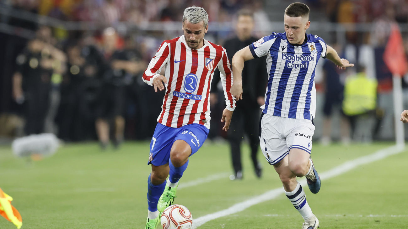 Griezmann ante la Real Sociedad