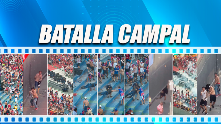 Olimpia - Cerro Porteño: violencia, gases y heridos obligan a suspender el partido