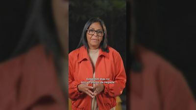 Delcy Rodríguez promete una nueva etapa de esperanza tras 100 días al frente de Venezuela