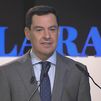 Juanma Moreno  reclama "estabilidad" y "prudencia" para revalidar su mayoría absoluta y evitar "líos" en Andalucía