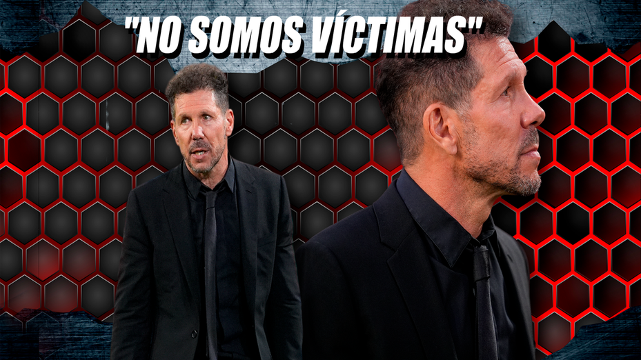 Simeone: “Víctimas no somos de nada, no hay otra que pensar en seguir adelante”