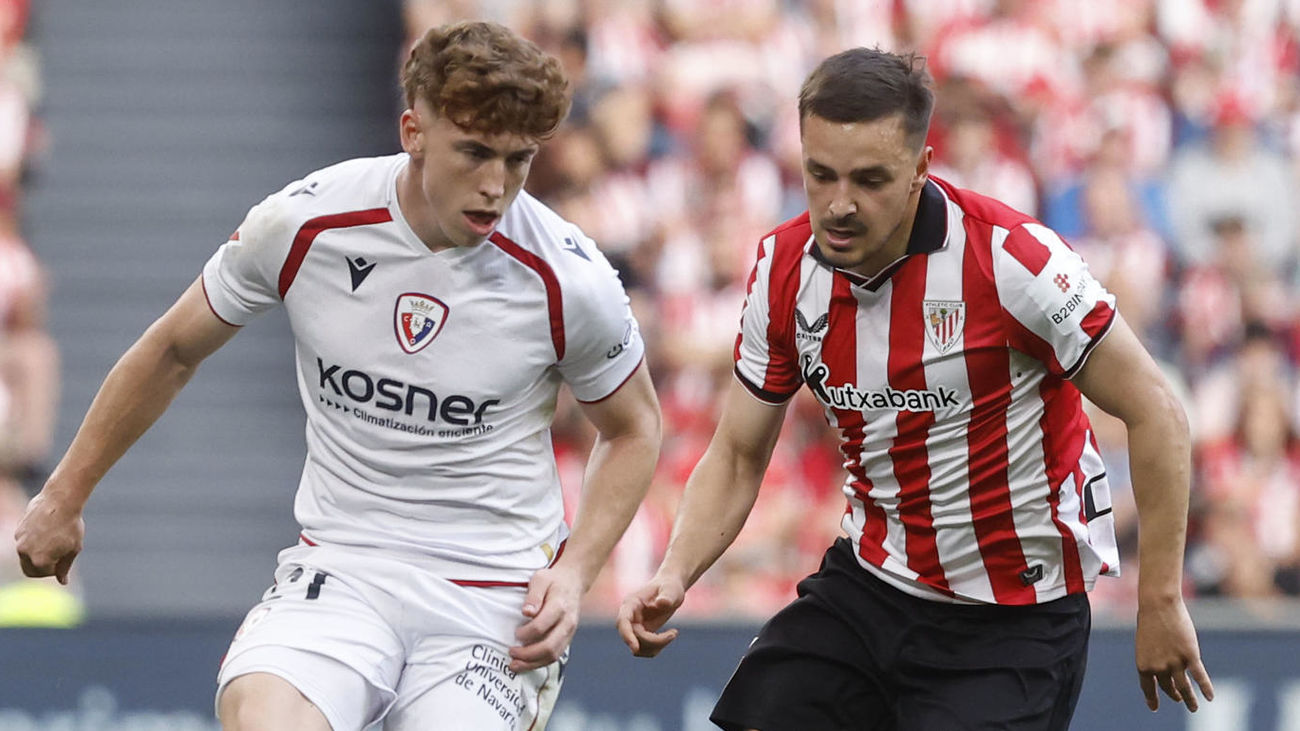 Víctor Muñoz ante el Athletic