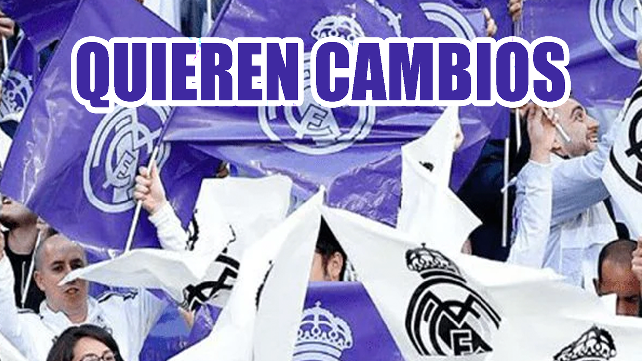 El madridismo quiere cambios