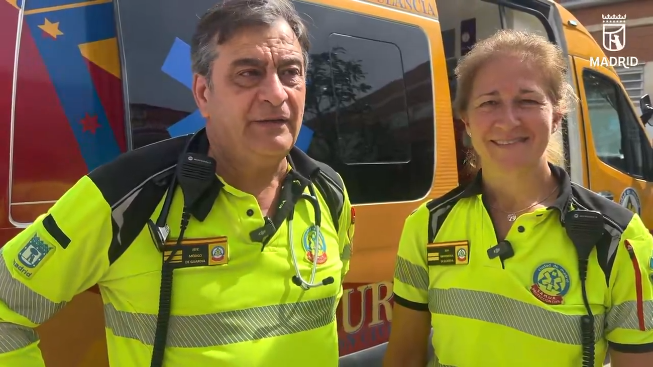 Adriano, el bebé que ha nacido en la puerta del Hospital 12 de Octubre nada más bajar su madre de la ambulancia