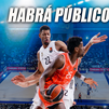 El Real Madrid-Hapoel de Euroliga se jugará con público identificado en las gradas