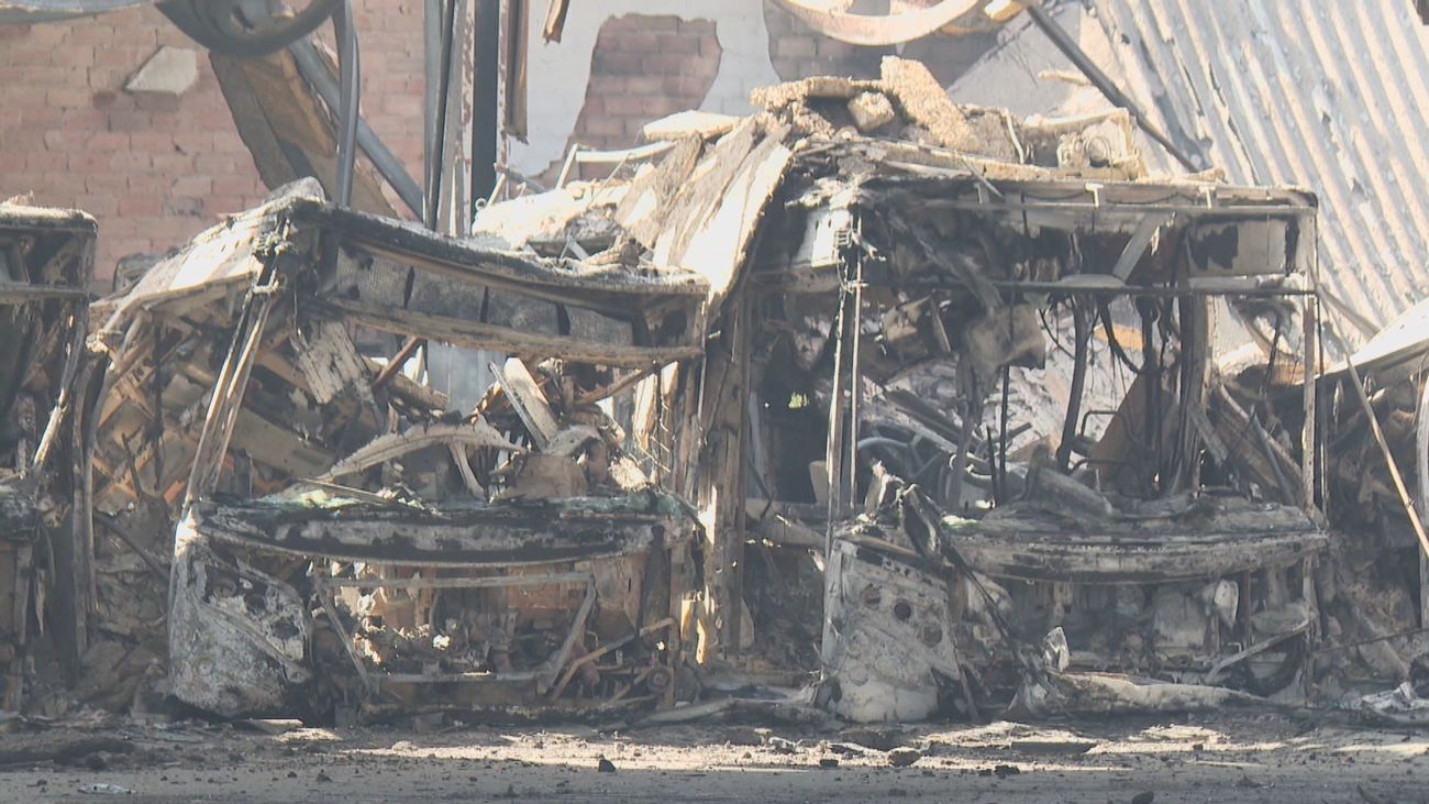 Madrid cede 40 autobuses de EMT a Burgos tras perder la mitad de su flota en un incendio