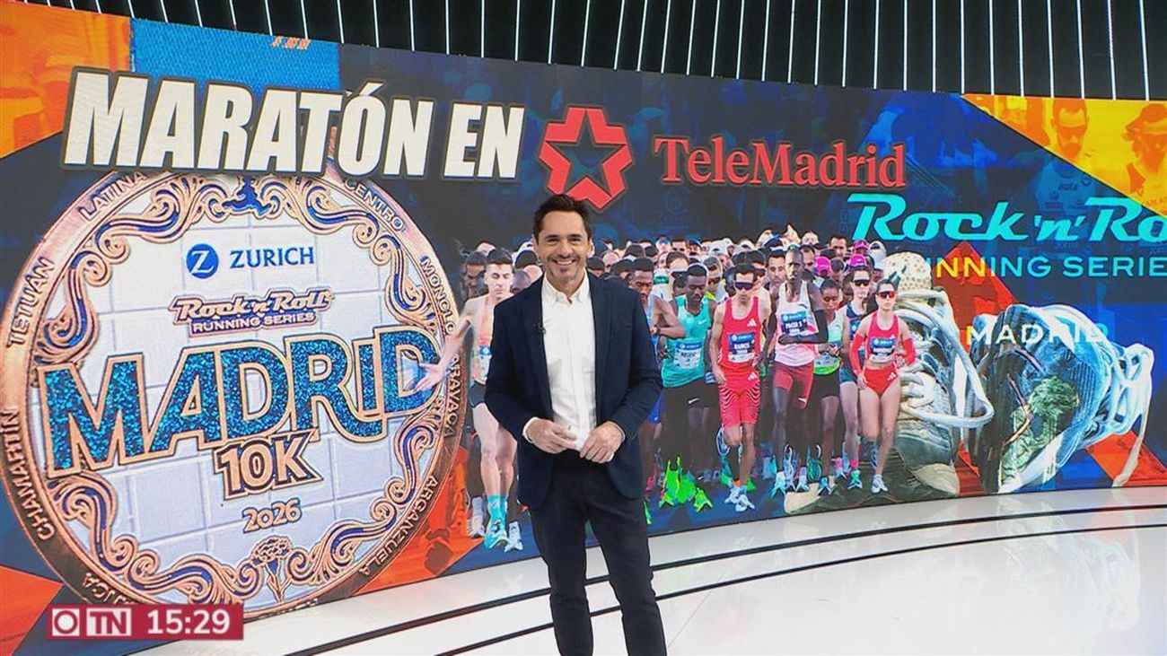 Telemadrid retransmite en directo la 48ª edición de la Maratón Popular de Madrid