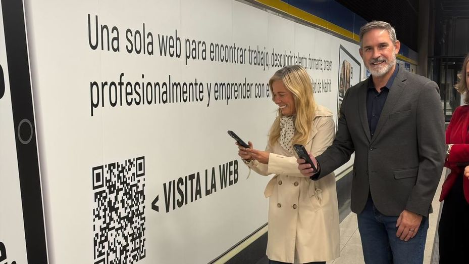 Madrid lanza una campaña en Metro con información sobre empleo, formación y ayudas a emprendedores