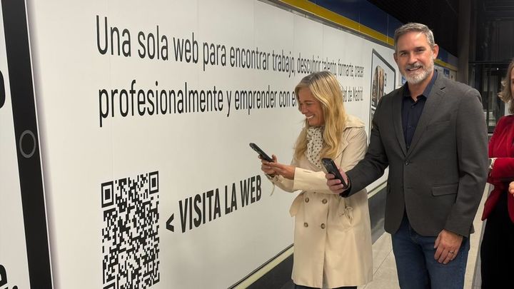 Madrid lanza una campaña en Metro con información sobre empleo, formación y ayudas a emprendedores