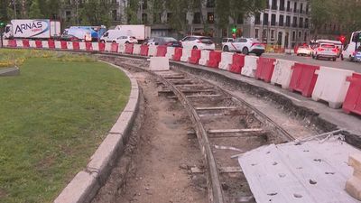 Las vías del viejo tranvía de la Puerta de Alcalá irán a un museo madrileño