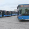 40 autobuses de la EMT viajan hacia Burgos: "Madrid está cuando se le necesita"