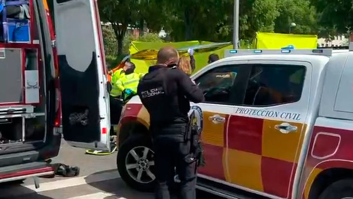 Equipos de Emergencias en el lugar de los hechos