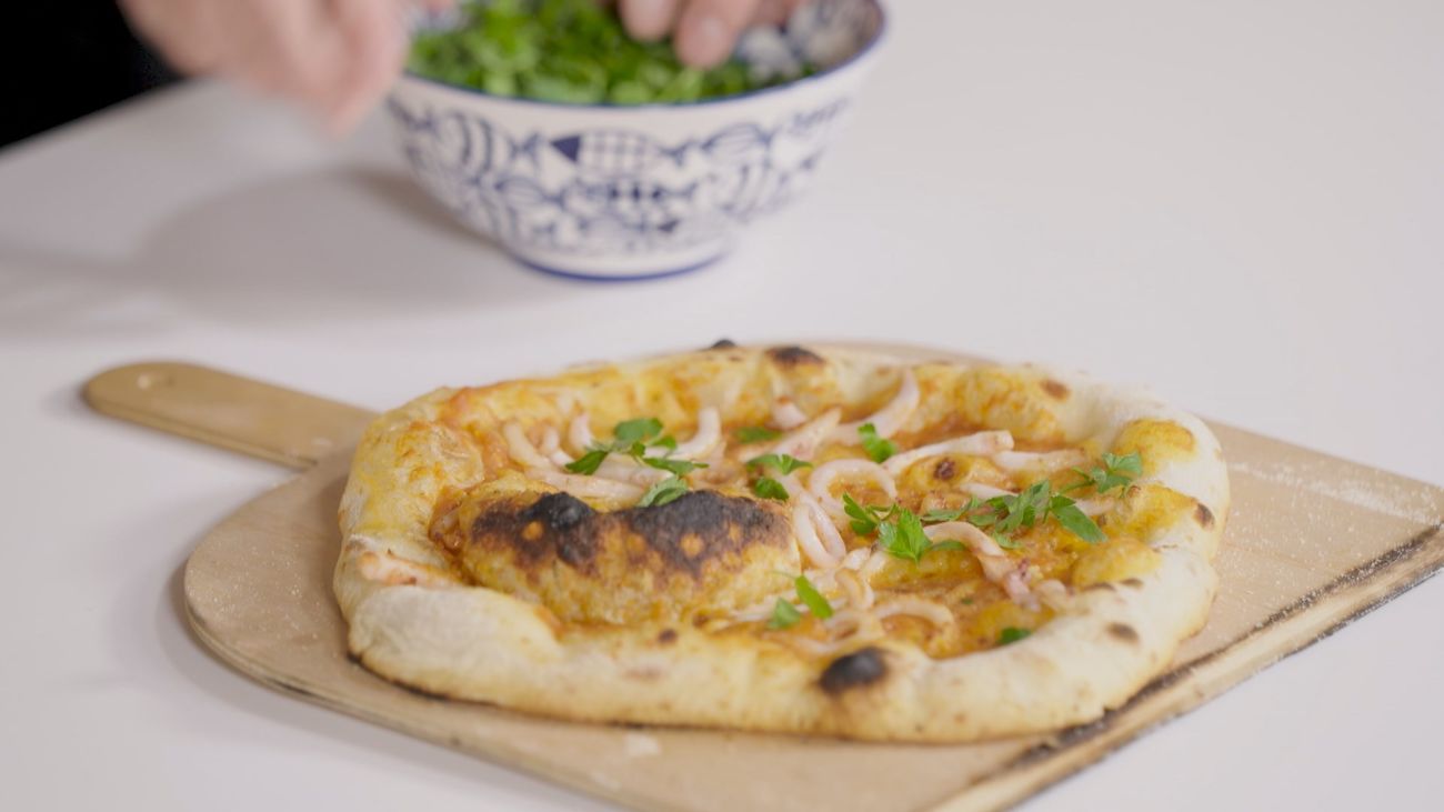 Sabor a Madrid: pizza de calamares en Aluche