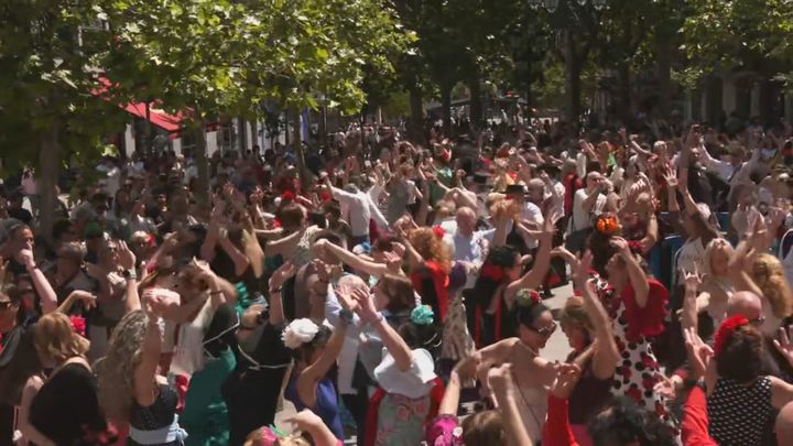 Madrid busca batir el récord de personas bailando sevillanas