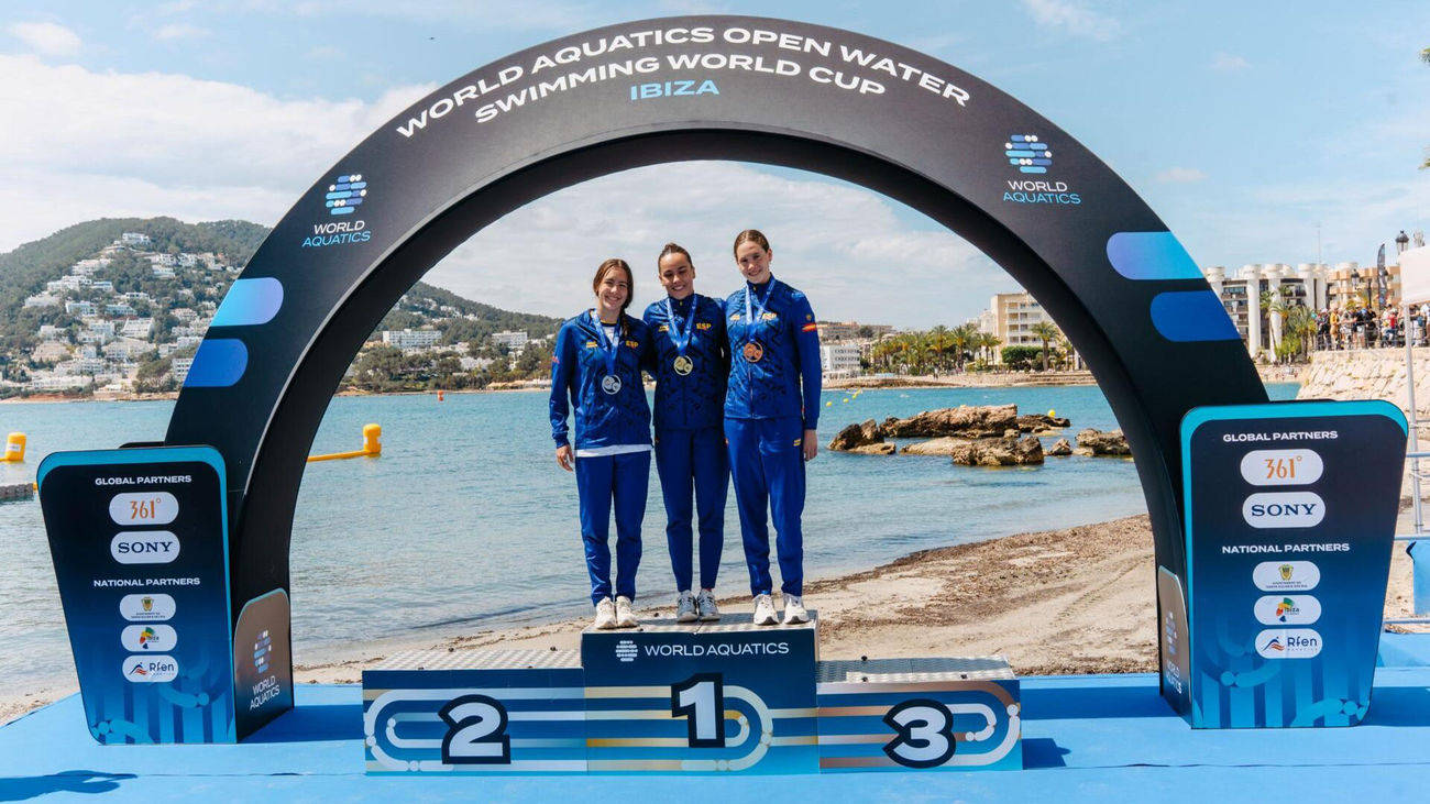 Candela Sánchez, campeonade España  en aguas abiertas en Ibiza
