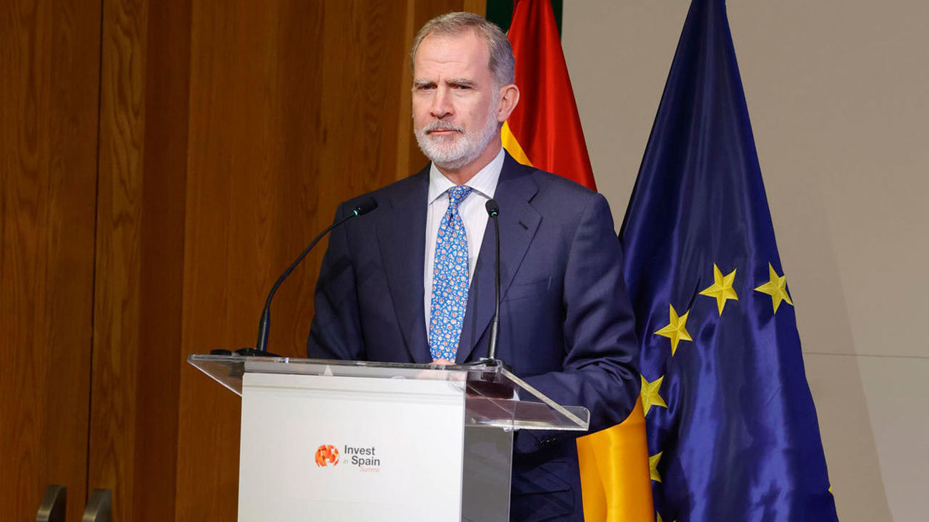 Felipe VI en la clausura del foro 'Invest in Spain Summit'
